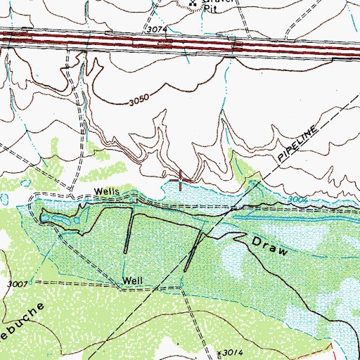 Topographic Map of Leon Springs, TX