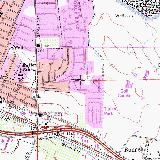 Topographic Map of Andy Albiani Park, CA
