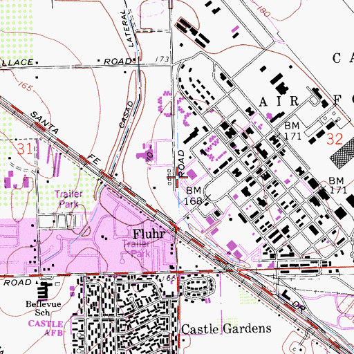 Topographic Map of Challenger Learning Center, CA