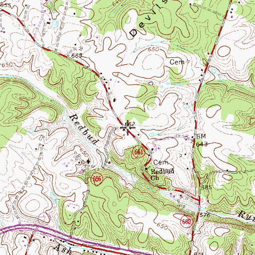 Topographic Map of House of Jacob, VA