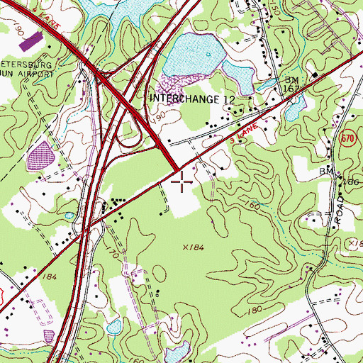 Topographic Map of The National Museum of the Civil War Soldier, VA