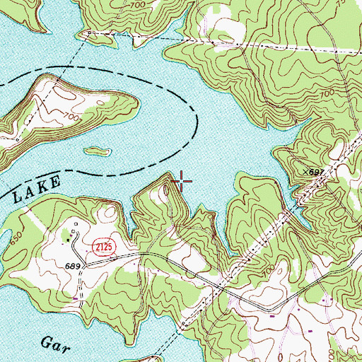 Topographic Map of Buzzard Rock Overlook, NC