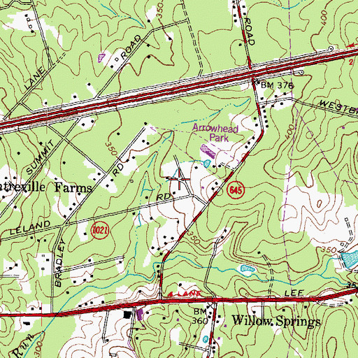 Topographic Map of Colin Powell Elementary School, VA