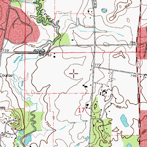 Topographic Map of Primrose Farm Park, IL