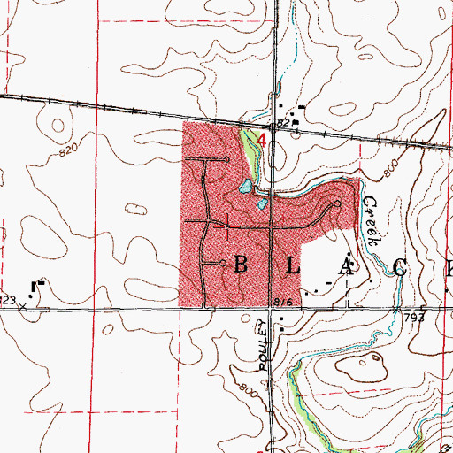 Topographic Map of Still Meadows, IL