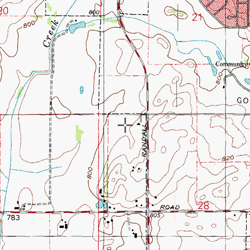 Topographic Map of Millennium Park, IL