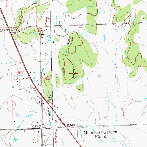 Topographic Map of May Lateral, CO