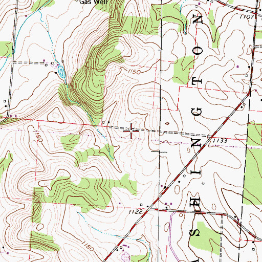 Topographic Map of Appleton Post Office (historical), OH