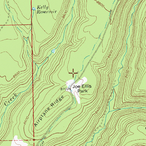 Topographic Map of Crystal Creek Ditch, CO