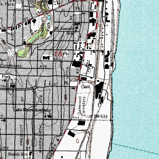 Topographic Map of Church of God in Christ, IL