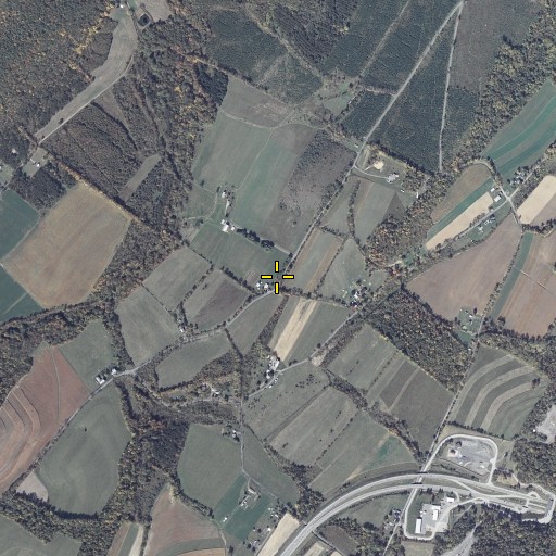 Aerial/Satellite Image of Cree Cemetery, PA