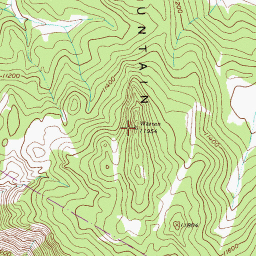 Topographic Map of Smuggler Mountain, CO