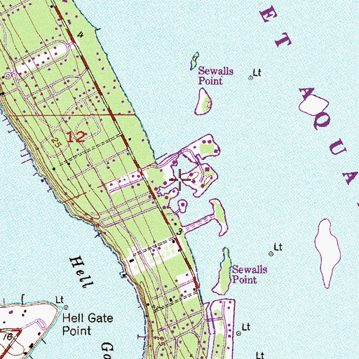 Topographic Map of Port Sewall Post Office (historical), FL