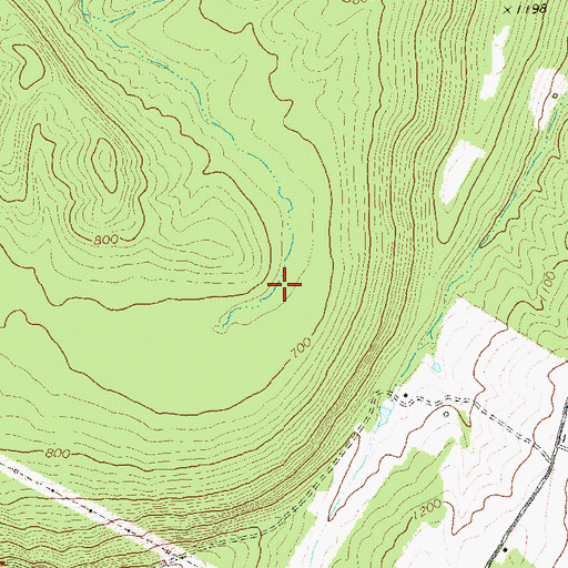 Topographic Map of Ferndale Farms Recreation Lake, WV