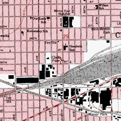 Topographic Map of Bethany Tabernacle, IL
