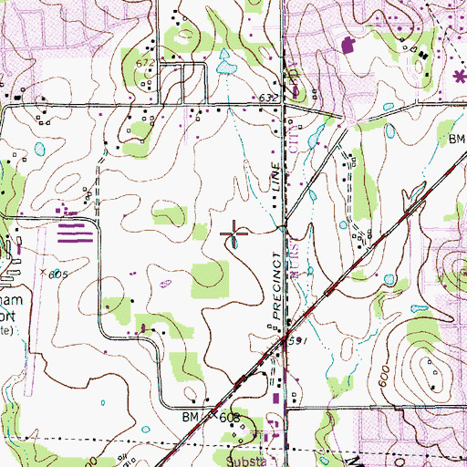 Topographic Map of Birdville Independent School District Complex, TX
