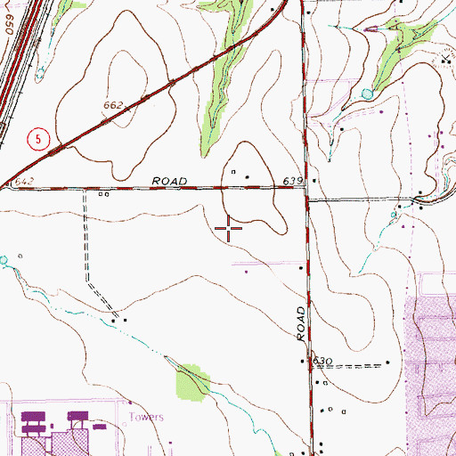 Topographic Map of Soccer Spectrum, TX