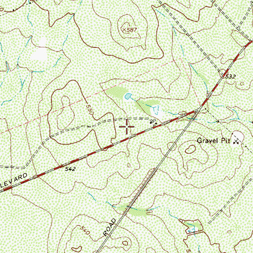 Topographic Map of Laredo Entertainment Center, TX