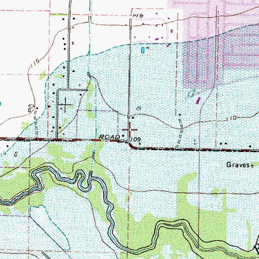 Topographic Map of West Houston Indoor Soccer, TX