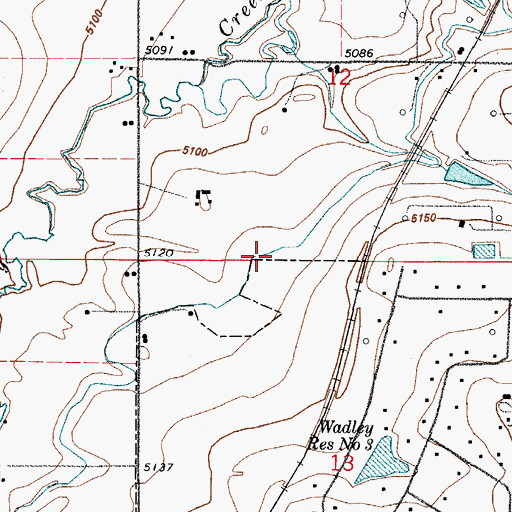 Topographic Map of German Ditch, CO