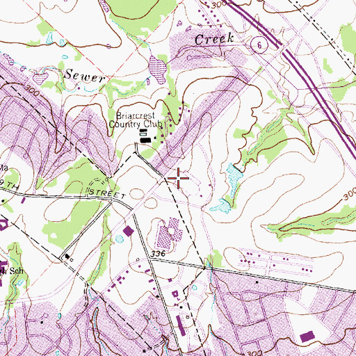 Topographic Map of Viking Stadium, TX