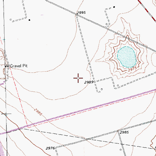 Topographic Map of Ratliff Stadium, TX