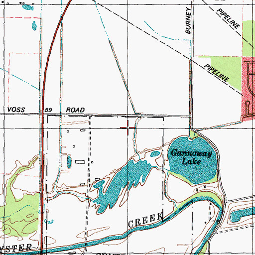 Topographic Map of Kempner Stadium, TX