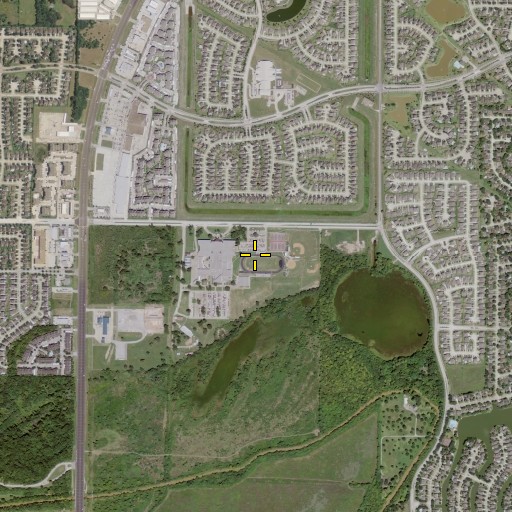 Aerial/Satellite Image of Kempner Stadium, TX