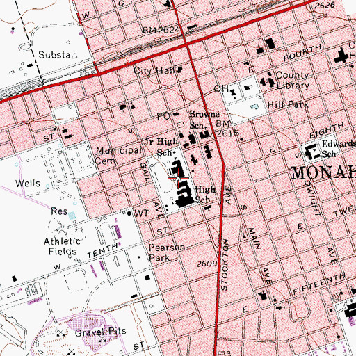 Topographic Map of Lobo Stadium, TX