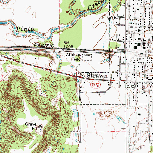 Topographic Map of Greyhound Stadium, TX
