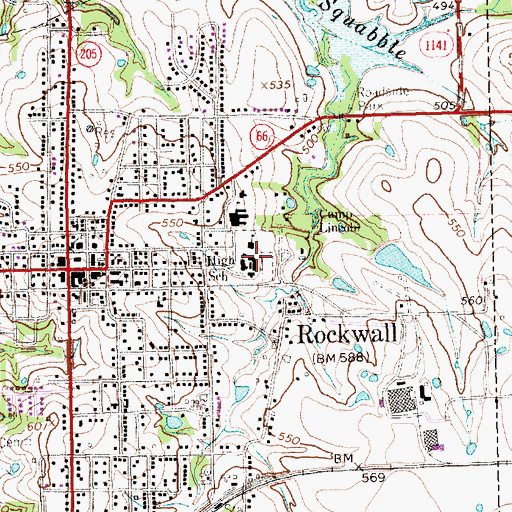 Topographic Map of Hobart Wisdom Field, TX