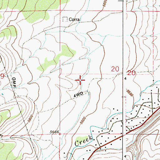 Topographic Map of South Boulder Foothills Ditch, CO