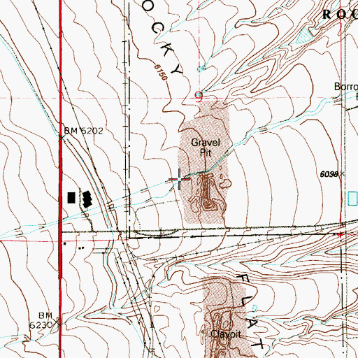 Topographic Map of McKay Ditch, CO