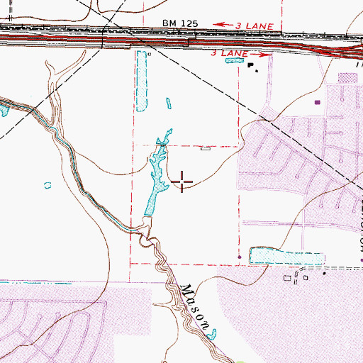 Topographic Map of James E Taylor High School Basketball Gym, TX