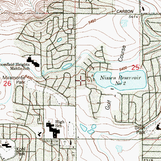 Topographic Map of Equity Ditch, CO