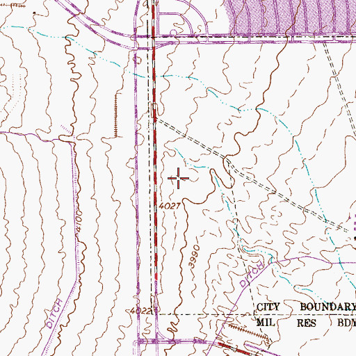 Topographic Map of Cohen Stadium, TX