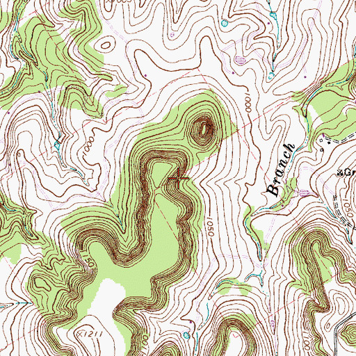 Topographic Map of Fossil Rim Wildlife Center, TX