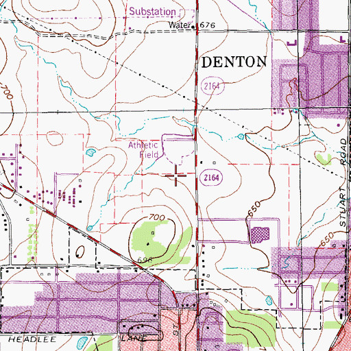 Topographic Map of Evers Park, TX