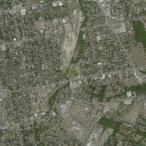 Aerial/Satellite Image of Downs Park, TX