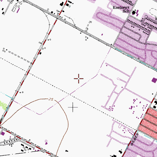 Topographic Map of Crestmont Park, TX