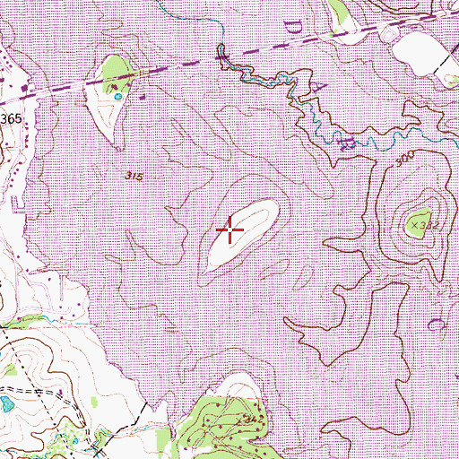 Topographic Map of Cedar Creek Wildlife Management Area - Bird Island Unt, TX