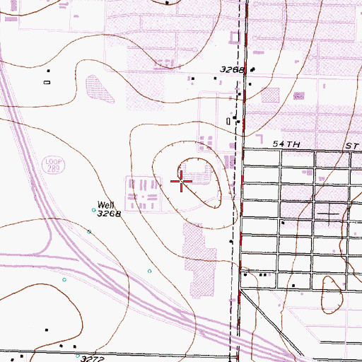 Topographic Map of Buster Long Park, TX