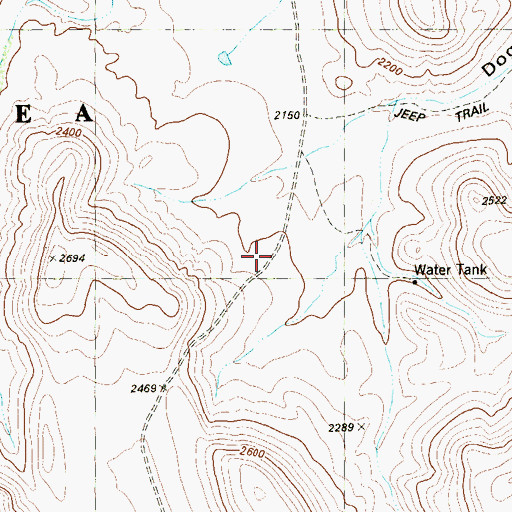 Topographic Map of Black Gap Wildlife Management Area, TX