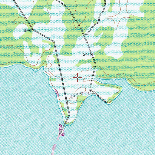 Topographic Map of Berry Farm Park, TX