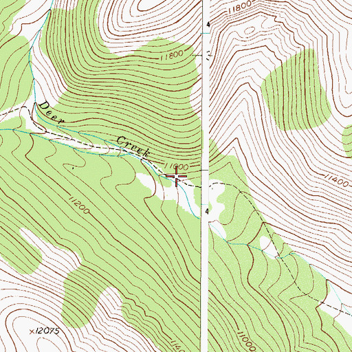 Topographic Map of Rosalie Trail, CO