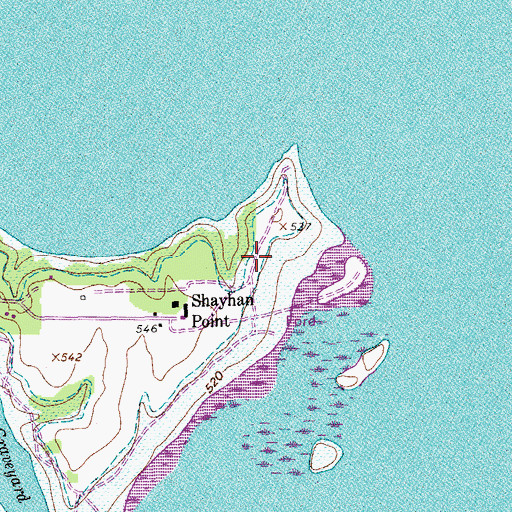 Topographic Map of Big Sandy Park, TX