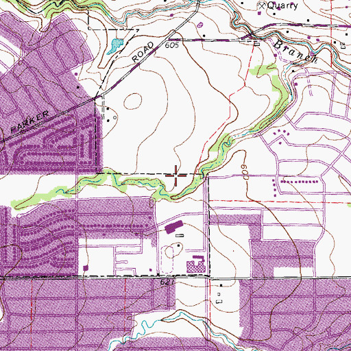 Topographic Map of A R Schell Park, TX