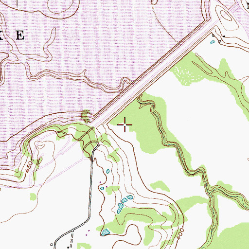 Topographic Map of Liberty Hill Park, TX