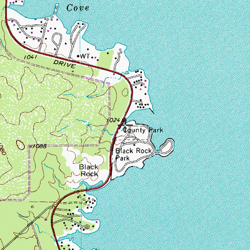 Topographic Map of Llano County Park, TX