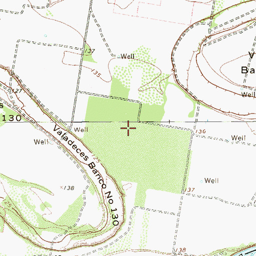 Topographic Map of Las Palomas Wildlife Management Area - La Grulla Unit, TX